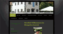 Desktop Screenshot of biergarten-isareck.com