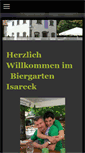 Mobile Screenshot of biergarten-isareck.com